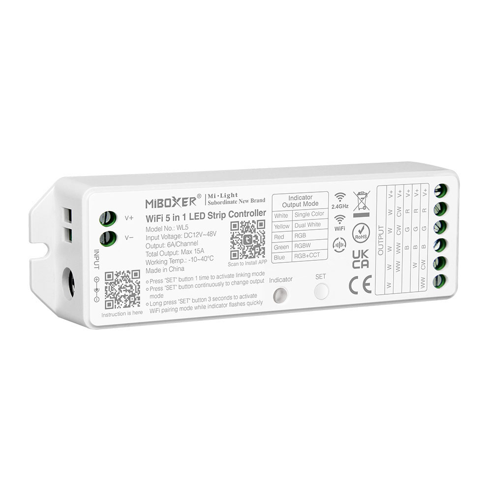 5 in 1 LED Controller(WIFI+2.4GHz)